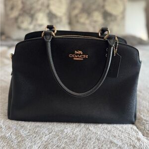 Coach Black Leather Satchel